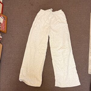 Women Garage White Sweatpants